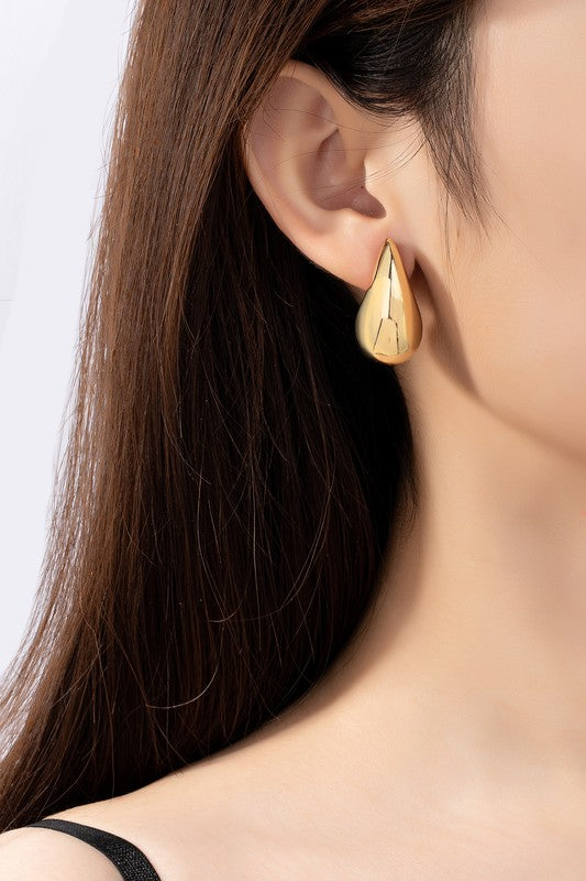 Puffy Hollow Earring