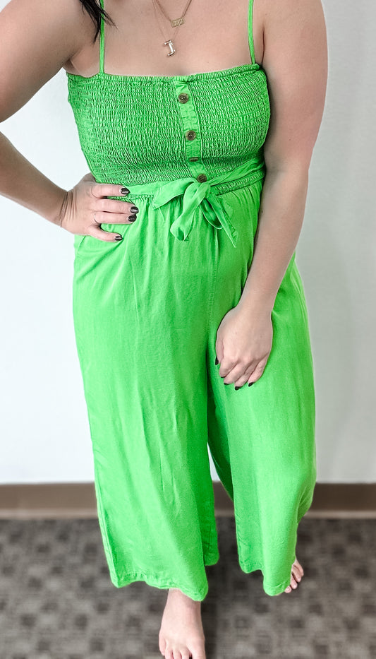 Reese Jumpsuit-Green