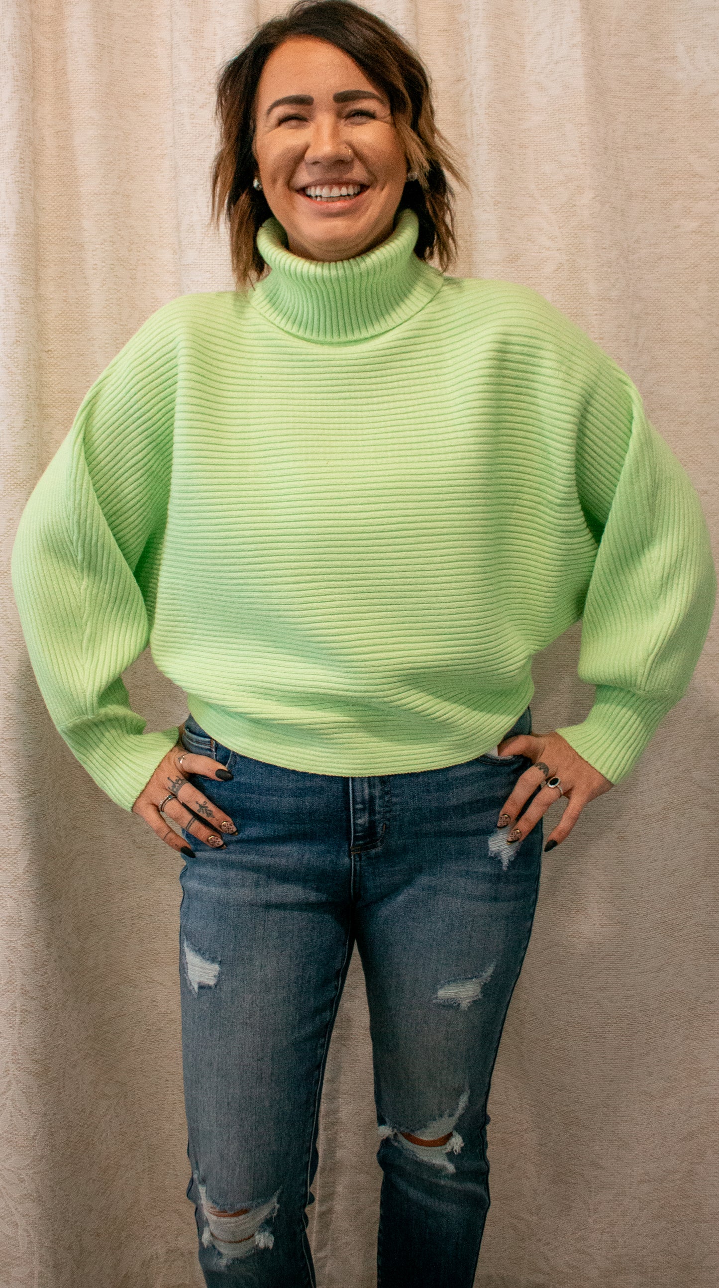 In The Lime Light Sweater