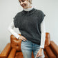 Lennox Cap Sleeve Sweater-Black