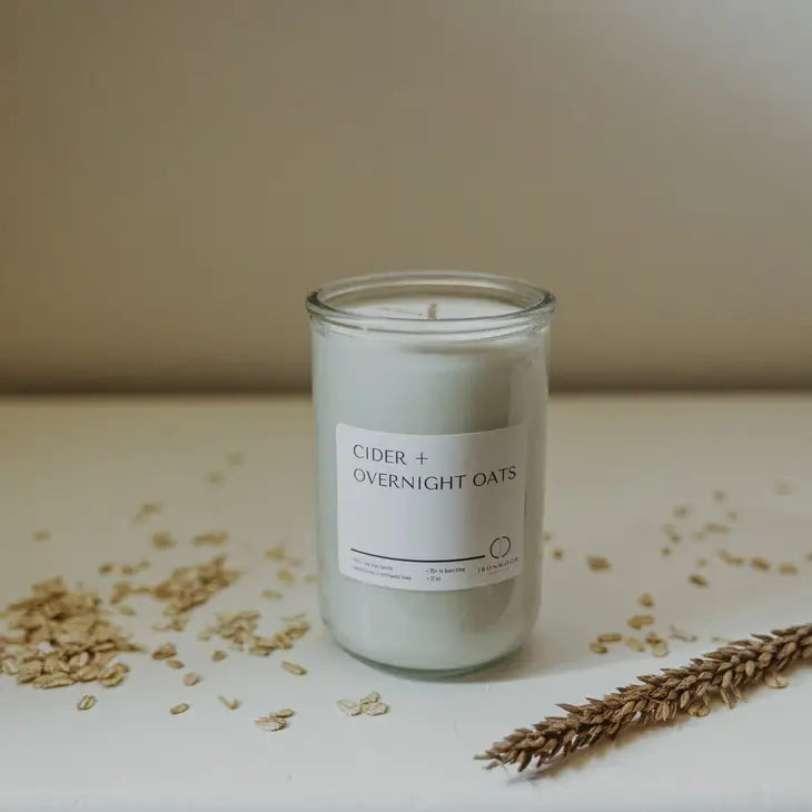 Cider & Overnight Oats Candle